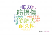 【論文データ】日本体育大学の複合領域分野の研究動向まとめ
