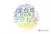 【論文データ】東京理科大学の化学分野の研究動向まとめ