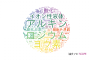 【論文データ】東京農工大学の化学分野の研究動向まとめ