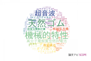 【論文データ】長岡技術科学大学の化学分野の研究動向まとめ