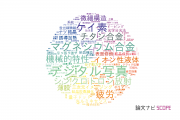 【論文データ】神戸大学の総合理工分野の研究動向まとめ