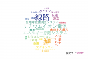 【論文データ】JR東日本の工学分野の研究動向まとめ
