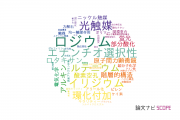 【論文データ】ACT-C（科学技術振興機構：JST）の化学分野の研究動向まとめ
