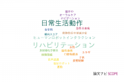 【論文データ】名古屋大学のリハビリ学分野の研究動向まとめ