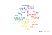 【論文データ】北海道大学のリモートセンシング分野の研究動向まとめ