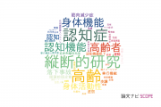 【論文データ】日本学術振興会の老年医学分野の研究動向まとめ
