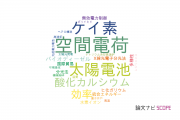 【論文データ】東京都市大学のエネルギー / 燃料科学分野の研究動向まとめ