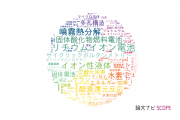 【論文データ】東京工業大学の電気化学分野の研究動向まとめ