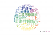 【論文データ】東京医科歯科大学の整形外科学分野の研究動向まとめ