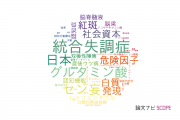 【論文データ】東京医科歯科大学の精神科学分野の研究動向まとめ