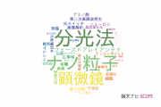 【論文データ】電気通信大学の光学分野の研究動向まとめ