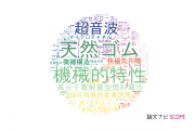 【論文データ】長岡技術科学大学の化学分野の研究動向まとめ