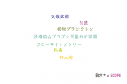 【論文データ】筑波大学の海洋学分野の研究動向まとめ