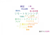 【論文データ】筑波大学のリモートセンシング分野の研究動向まとめ