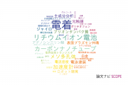 【論文データ】早稲田大学の電気化学分野の研究動向まとめ