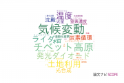 【論文データ】千葉大学の気象学 / 大気科学分野の研究動向まとめ