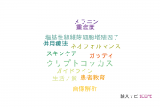 【論文データ】千葉大学の皮膚科学分野の研究動向まとめ
