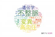 【論文データ】新潟大学の心血管系 / 心臓病分野の研究動向まとめ