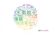 【論文データ】上智大学の材料科学分野の研究動向まとめ