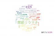 【論文データ】産業医科大学のリウマチ学分野の研究動向まとめ