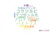 【論文データ】山形大学の食品科学分野の研究動向まとめ