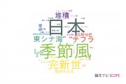 【論文データ】海洋研究開発機構（JAMSTEC）の自然地理学分野の研究動向まとめ