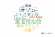 【論文データ】国立環境研究所（NIES)の植物科学分野の研究動向まとめ