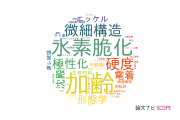 【論文データ】株式会社神戸製鋼所の冶金工学分野の研究動向まとめ