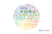 【論文データ】microstructure（微細構造）の国内研究動向まとめ