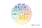 【論文データ】exercise（運動）の国内研究動向まとめ