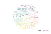 【論文データ】hepatitis C virus（C型肝炎ウイルス）の国内研究動向まとめ