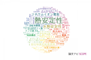 【論文データ】thermal stability（熱安定性）の国内研究動向まとめ