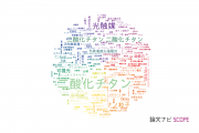 【論文データ】titanium dioxide (TiO2)（二酸化チタン）の国内研究動向まとめ