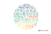 【論文データ】spectroscopy（分光法）の国内研究動向まとめ