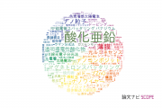 【論文データ】ZnO（酸化亜鉛）の国内研究動向まとめ