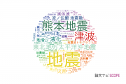 【論文データ】earthquake（地震）の国内研究動向まとめ