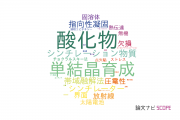 【論文データ】growth from meltの国内研究動向まとめ
