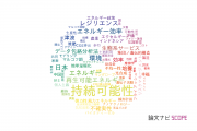 【論文データ】sustainability（持続可能性）の国内研究動向まとめ