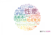 【論文データ】sex difference（性差）の国内研究動向まとめ