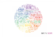 【論文データ】efficiency（効率）の国内研究動向まとめ