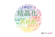 【論文データ】crystallization（結晶化）の国内研究動向まとめ