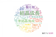 【論文データ】crystal growth（結晶成長）の国内研究動向まとめ
