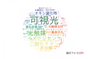 【論文データ】visible light（可視光）の国内研究動向まとめ