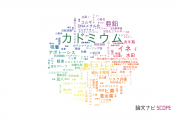 【論文データ】cadmium（カドミウム）の国内研究動向まとめ