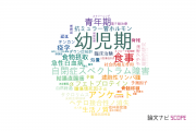 【論文データ】childhood（幼児期）の国内研究動向まとめ