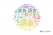 【論文データ】surveys（調査）の国内研究動向まとめ