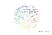 【論文データ】magnesium alloys（マグネシウム合金）の国内研究動向まとめ