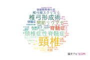 【論文データ】cervical spine（頸椎）の国内研究動向まとめ