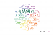 【論文データ】cryopreservation（凍結保存）の国内研究動向まとめ