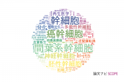 【論文データ】stem cells（幹細胞）の国内研究動向まとめ